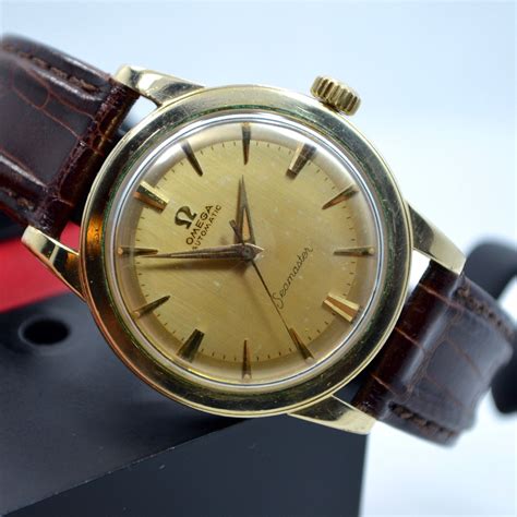 1950's omega seamaster gold|Omega Seamaster 1950 for sale.